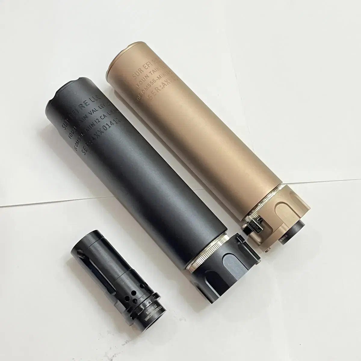 SOLD OUT!] Surefire Type Silencer (Black-Tan)