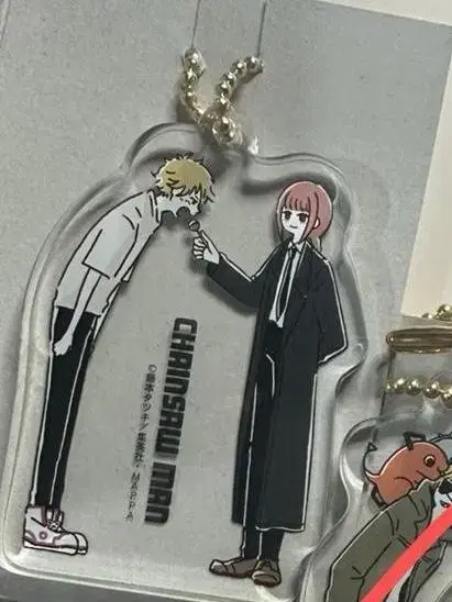 Chainsaw Man Yurusta acrylic keyring Makima Denji