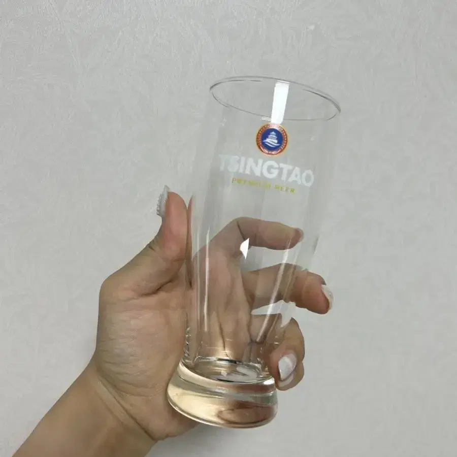 칭따오 맥주잔 330ml