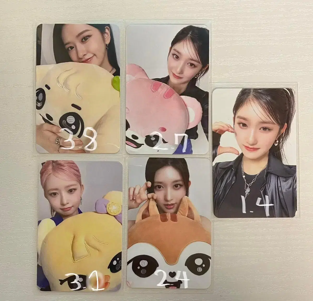 Let'sx ive minive face cushion photocard fei!