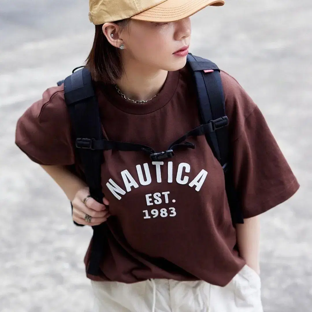 NAUTICA jp 나티카 23ss 1983 오버핏 티셔츠