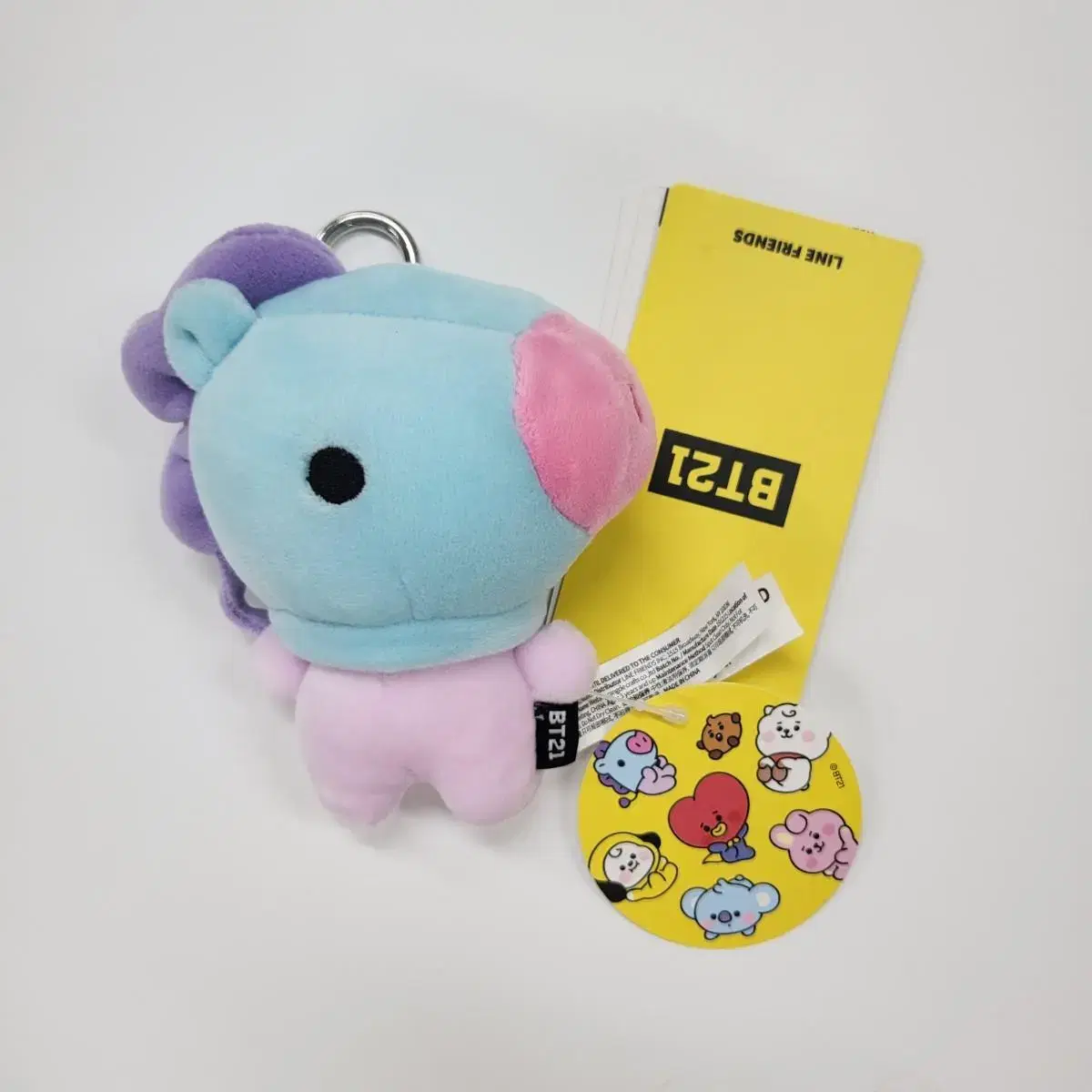 BT21 Baby 베이비 백참 인형 키링 망 MANG 새제품