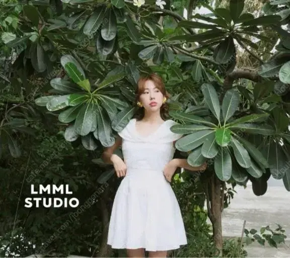 lmml studio 하트 아일렛 미니 원피스 m