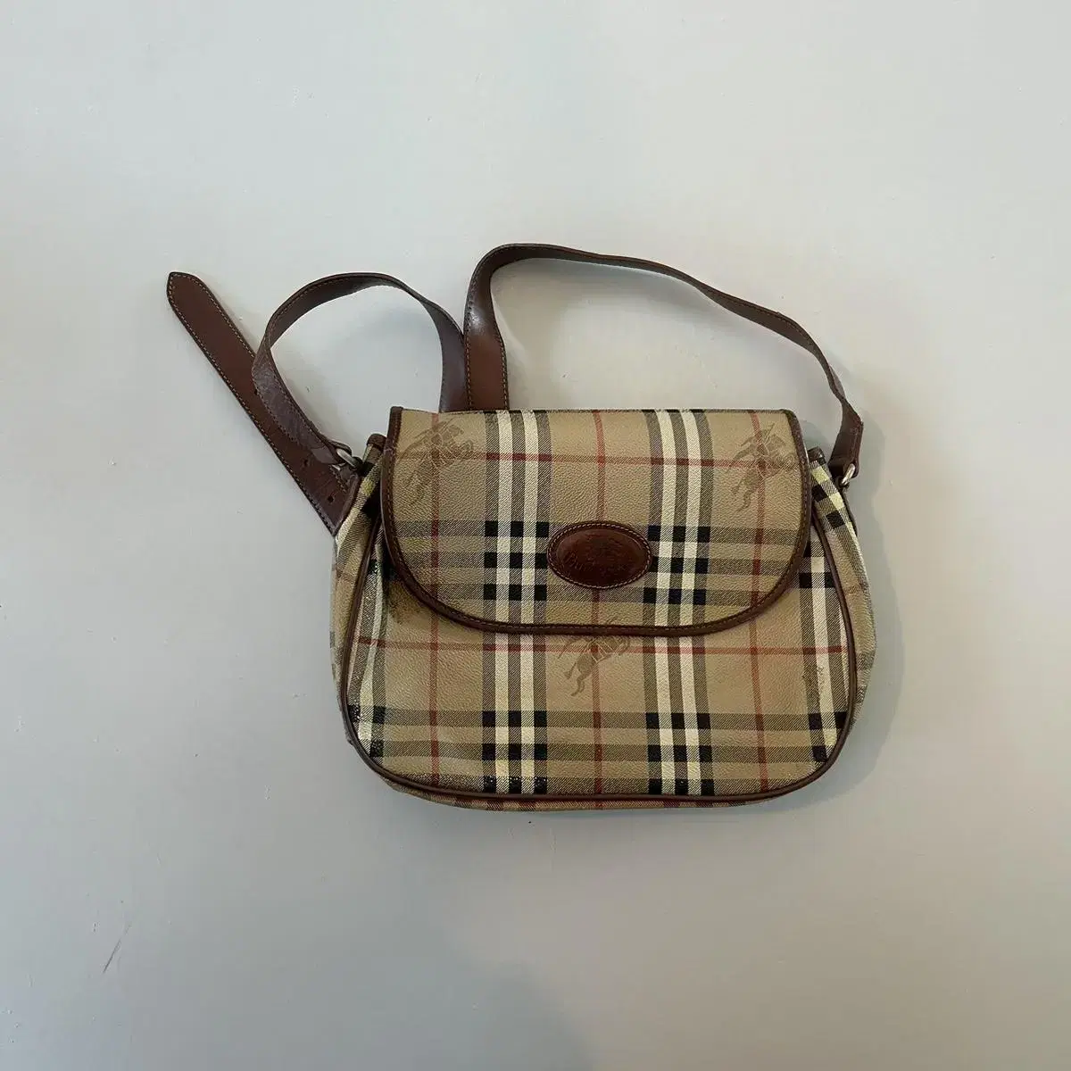 90s Vintage Burberry Cross Bag