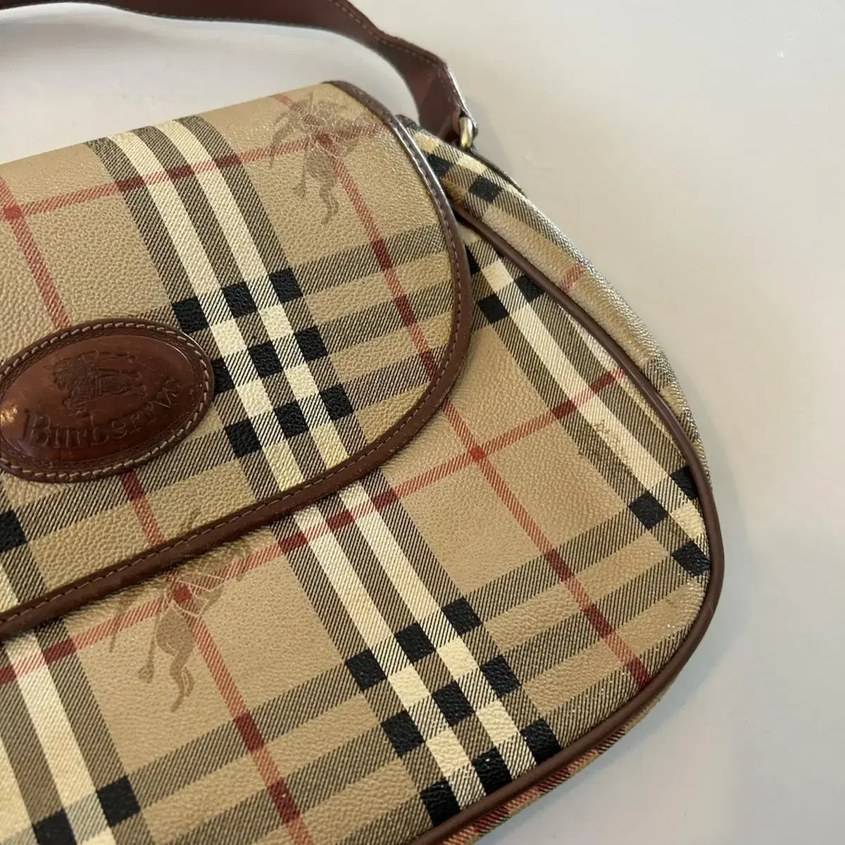 90s Vintage Burberry Cross Bag