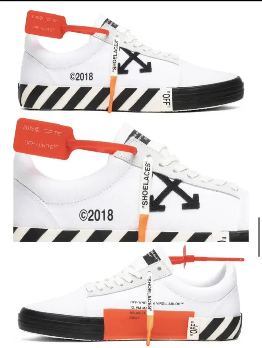 OFF WHITE 오프화이트 Off-White Vulc Low White