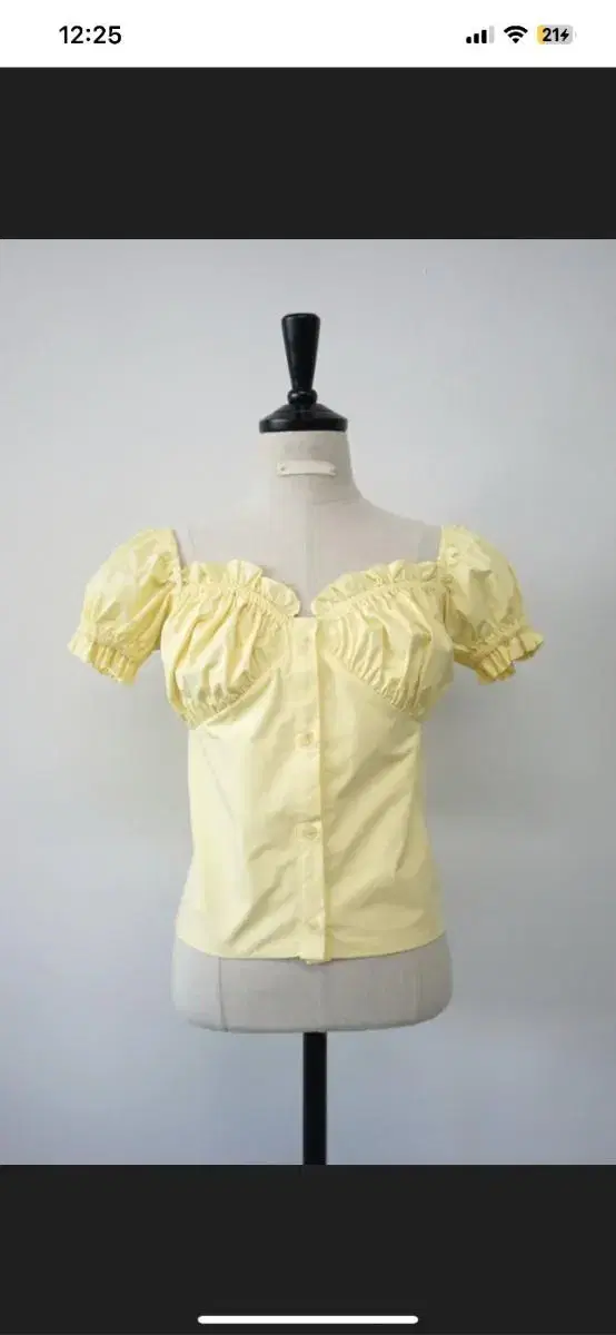 Free shipping)Short-sleeved ruffled blouse