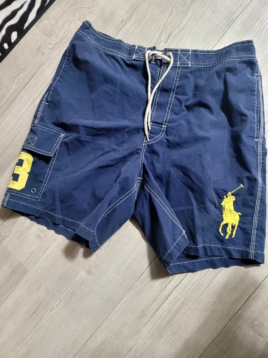 Polo shorts doubles as a swimsuit