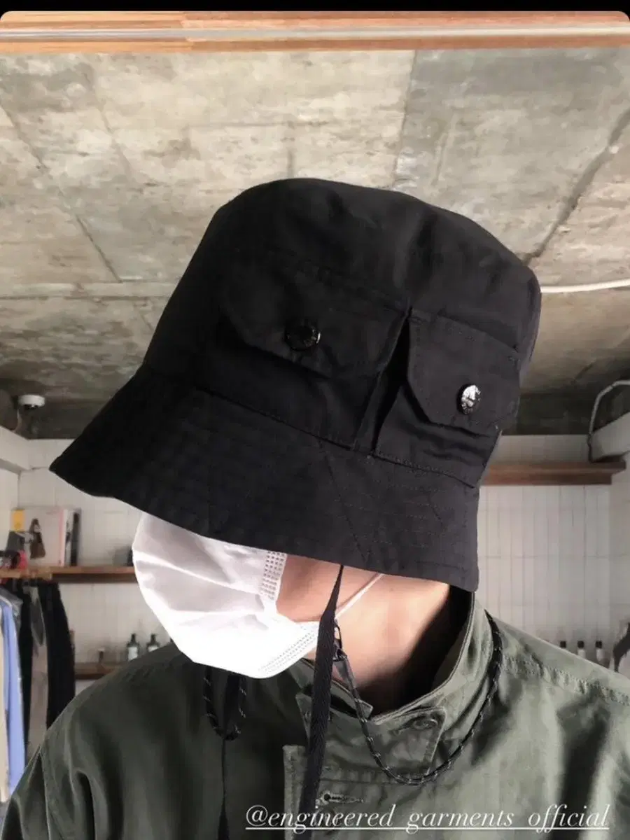 Engineered Doc Martens Pocket Bucket Hat (L)