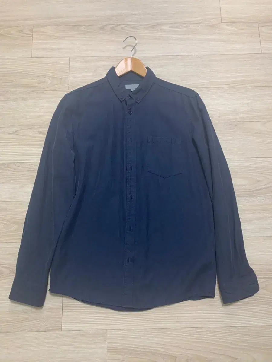 COS COS Long-Footed Oxford Shirt Navy