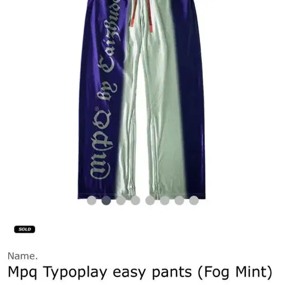 Mpq typoplay easy pants mpq 바지 w사이즈