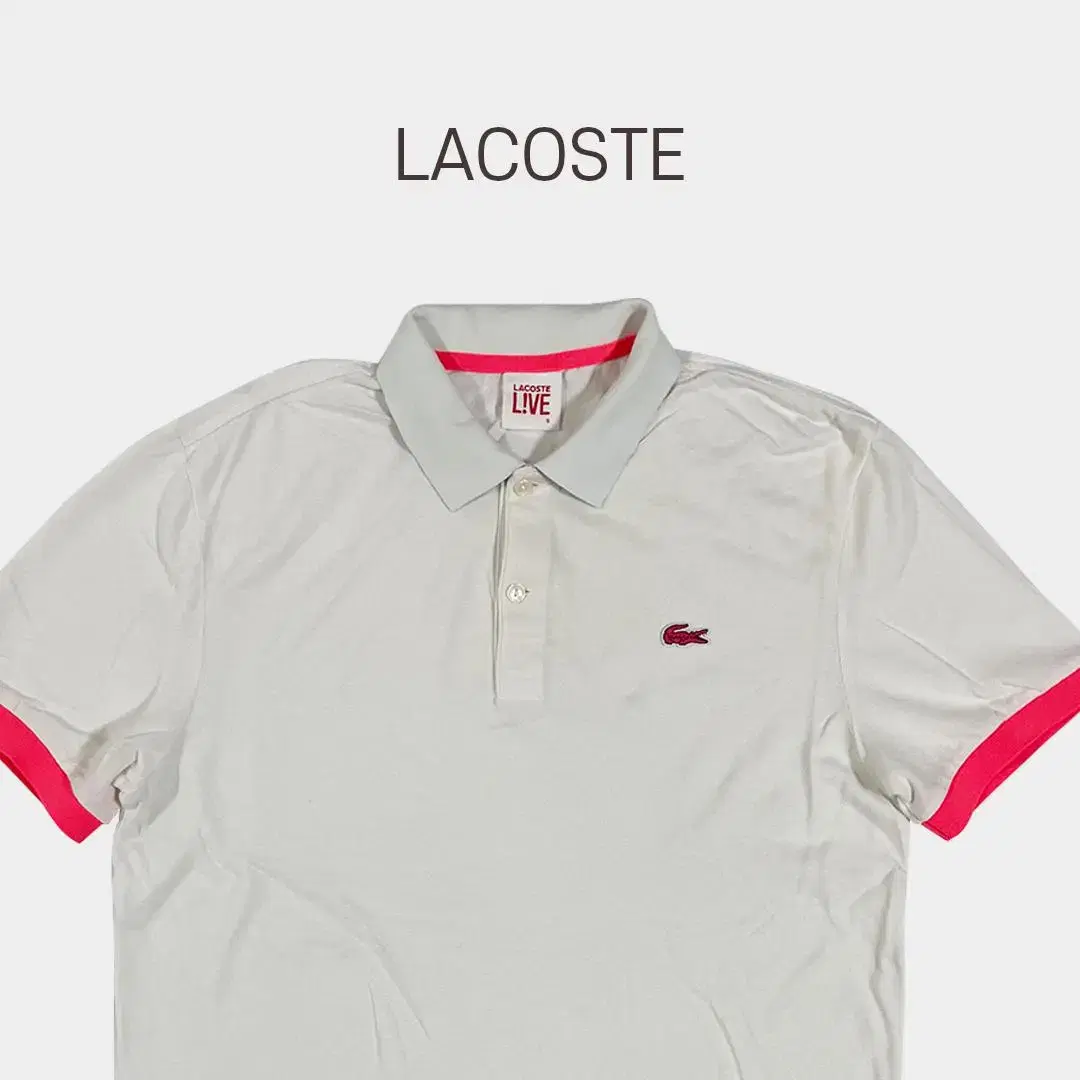 Lacoste Live PK Kara Neck Color Short Sleeve T-Shirt BM2375