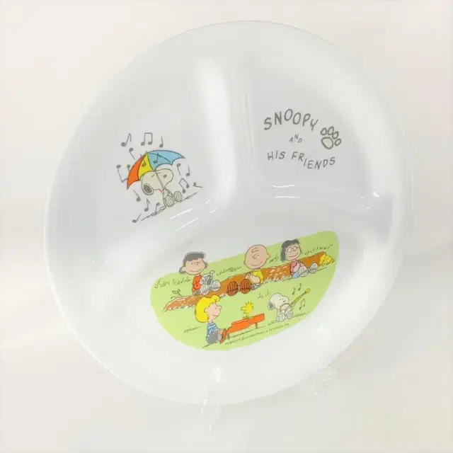 CORELLE X PEANUTS 코렐 스누피 3절나눔접시 GM A749