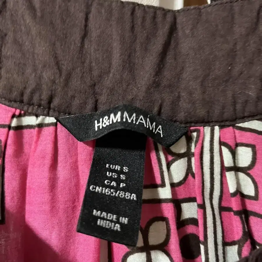 h&m / 진분홍 자주 블라우스