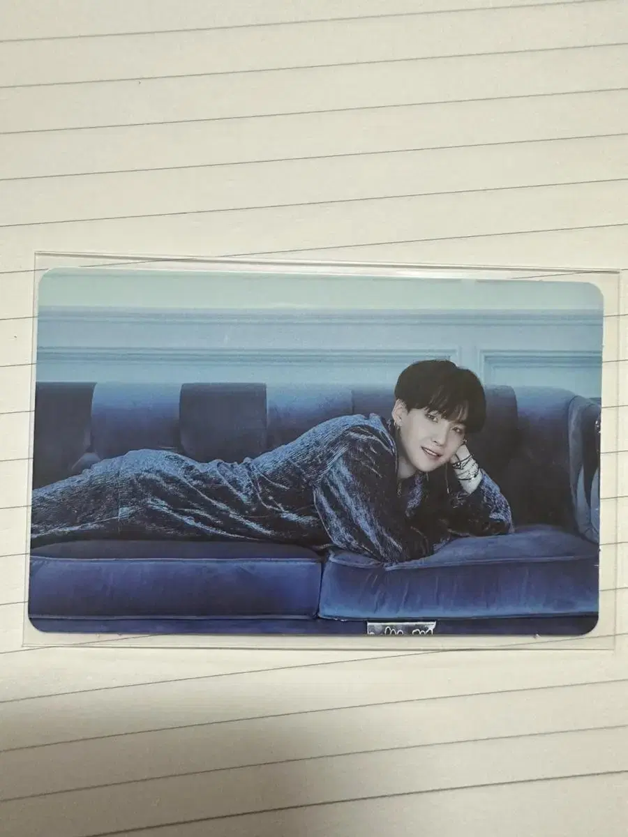 BTS BE Essential Yoon suga photocard