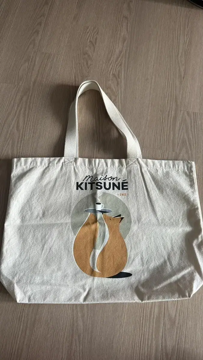 Maison Kitsune X END. Collaboration Eco Bag