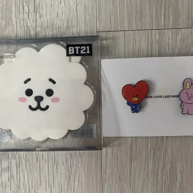 bt21거울 알제이(뱃지1개증정)