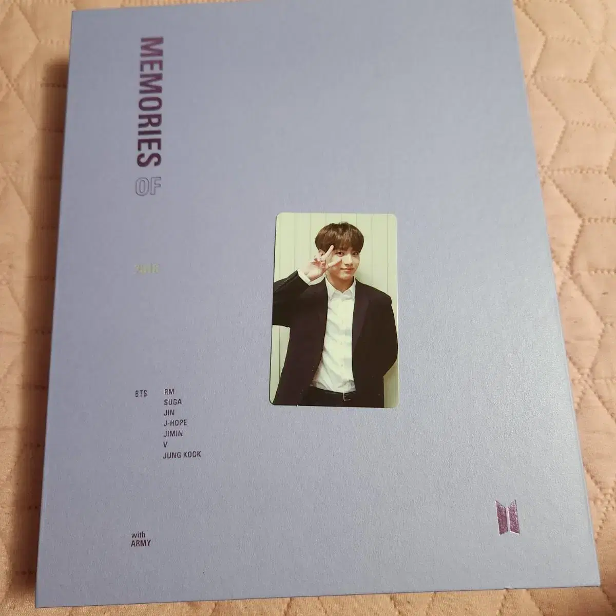 Bangtan Memories 2018 dvd+Jungkook photocard