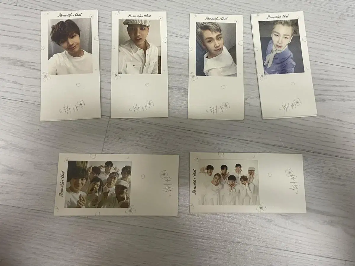 BTOB Memories of Bom Bookmarks