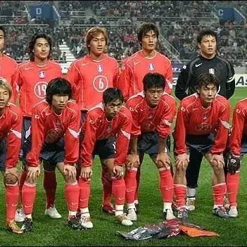 나이키 대한민국 축구 국가대표팀 04-06 홈 반팔 선수지급용 셔츠