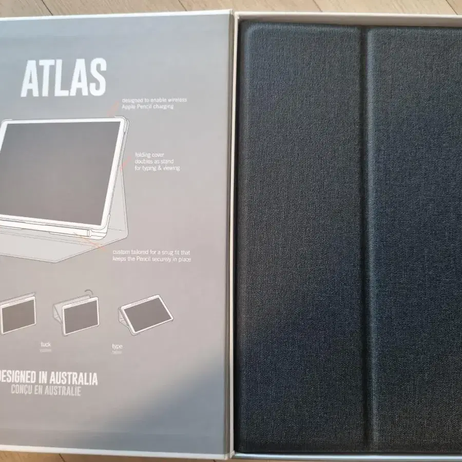 STM iPad Pro11 ATLAS 케이스 챠콜 미사용품