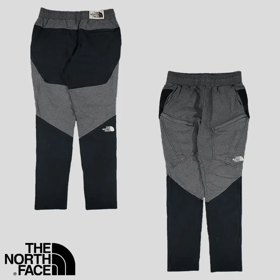 The North Face White Label Black Gray White Embroidered Logo Cotton Outdoor Trekking