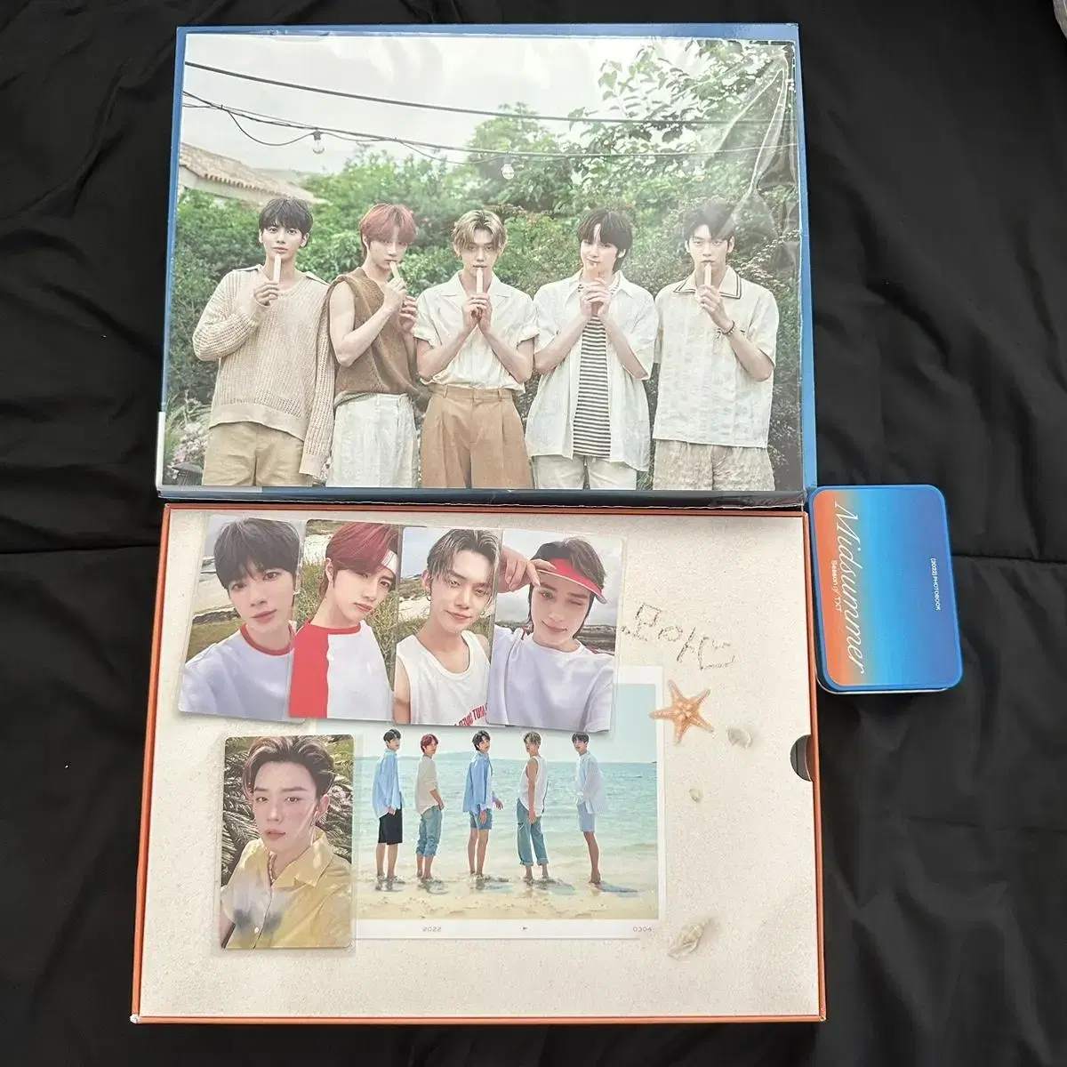 TXT Midsummer photocard Pre-order benefit with photo card full set full set dvd WTS