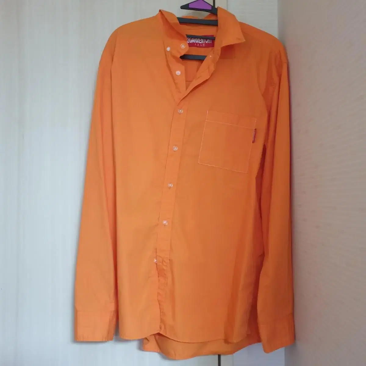 Japanese orange shirt M