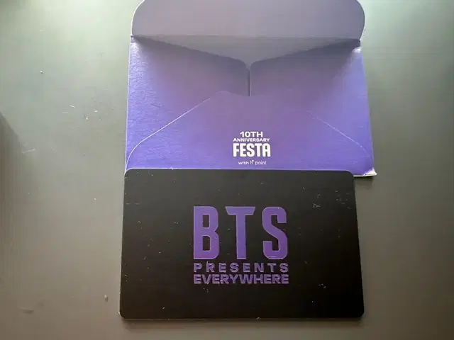 BTS 10주년 H.Point 공카드