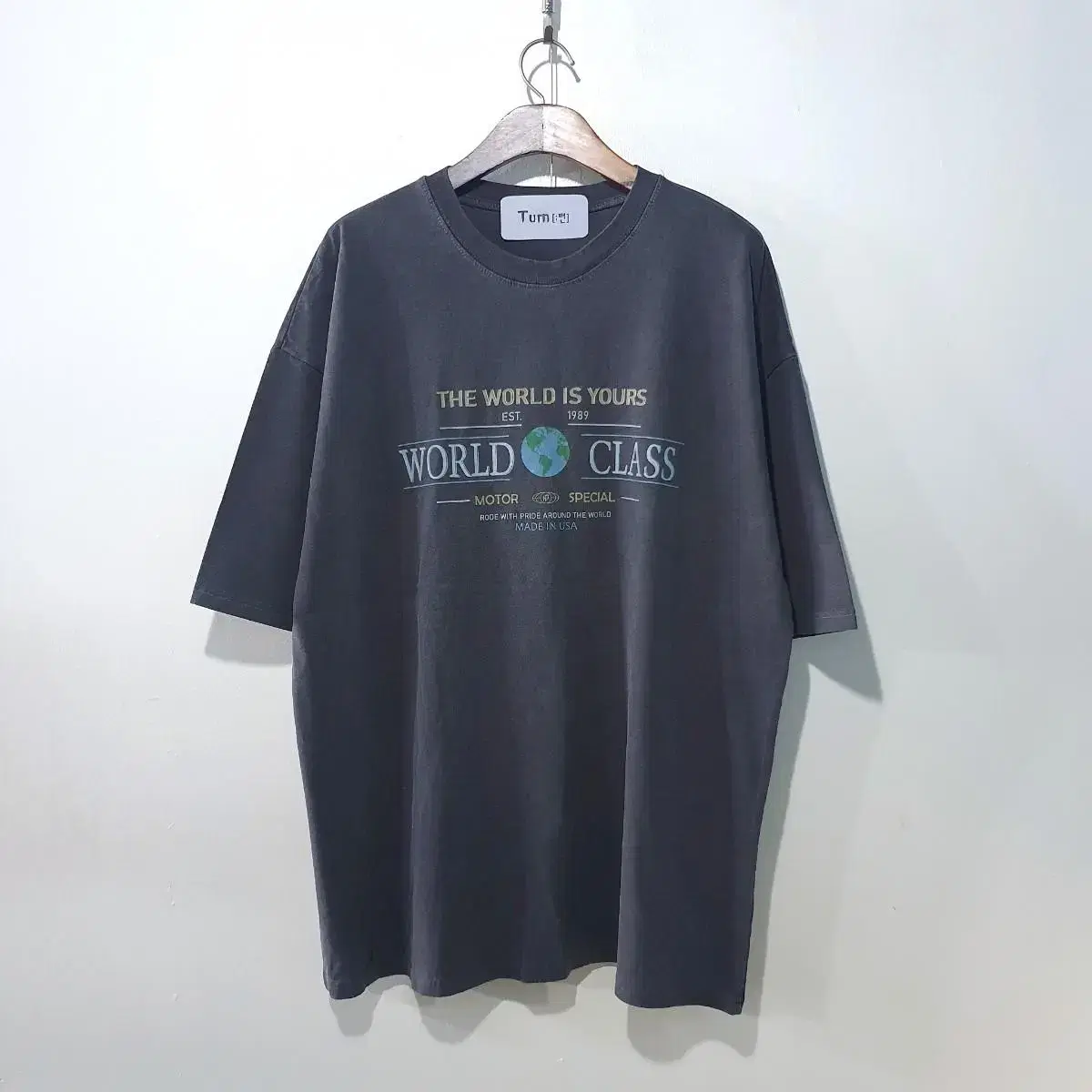 SS신상) 월드클래스 피그먼트 반팔세트 3color M,L