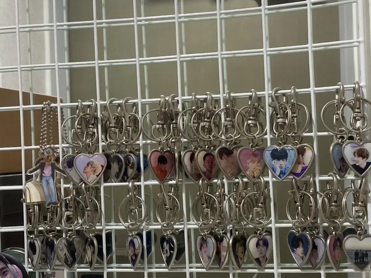 EXO(Baekhyun d.o. chanyeol suho Sehun)Heart Keyring