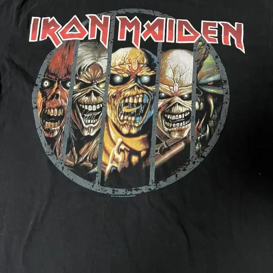 iron maiden 아이언 메이든 빈티지 밴드 티셔츠