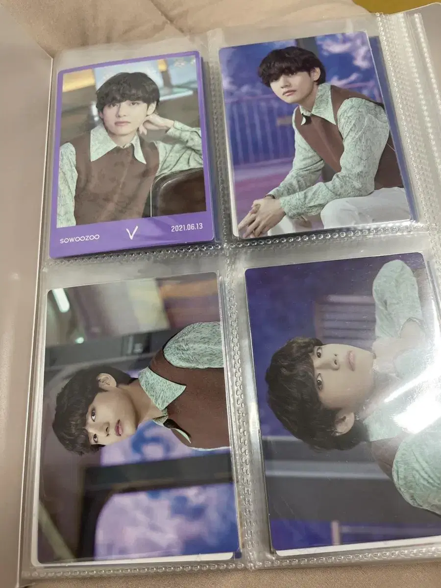 Bangtan Microcosm Minipokka Taehyung Pajamas photocard Taehyung