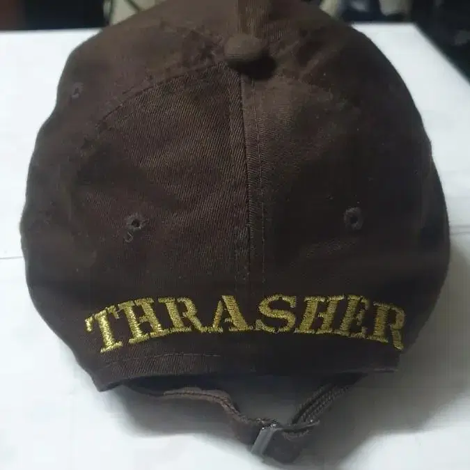 빈티지)2005 Thrasher 국산 남녀공용 브라운캡 모자