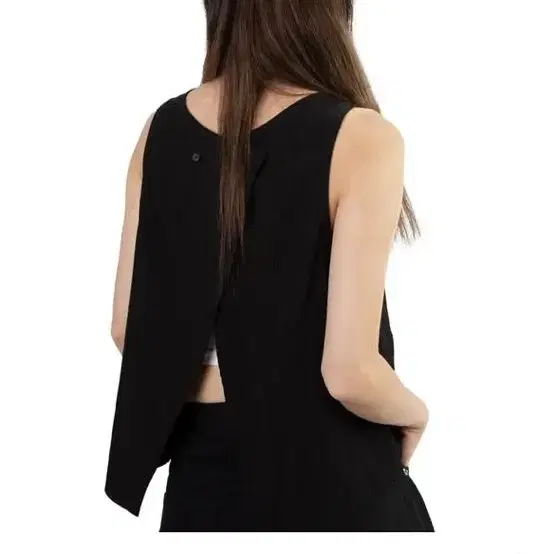 릿킴 back open vest / sleeveless blouse