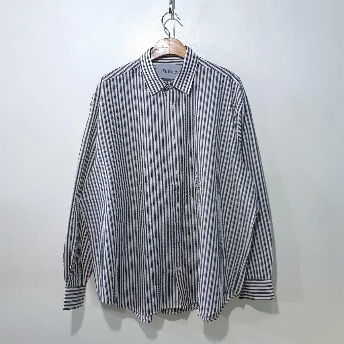 SS신상) Sento Stripe Seersucker Shirt 1color