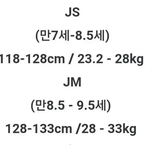 새상품 여아주니어나시치랭스상하세트 JM 베이비슈