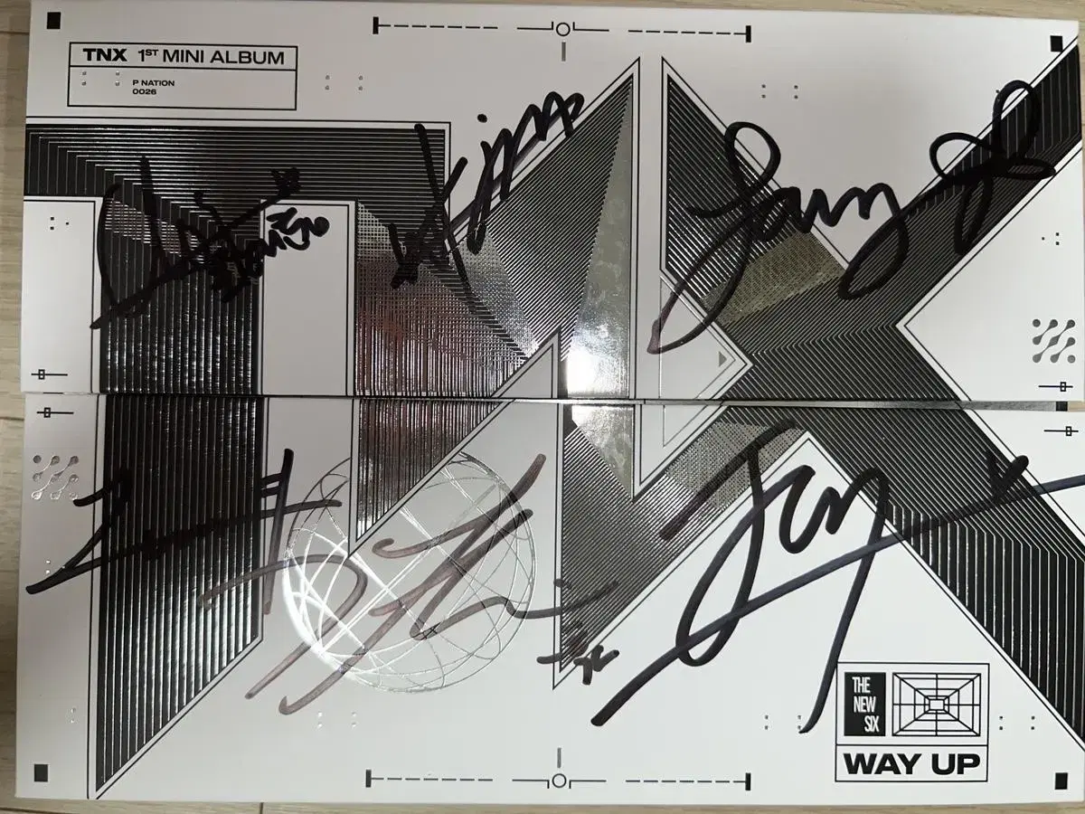 TNX handwritten sign not for sale album