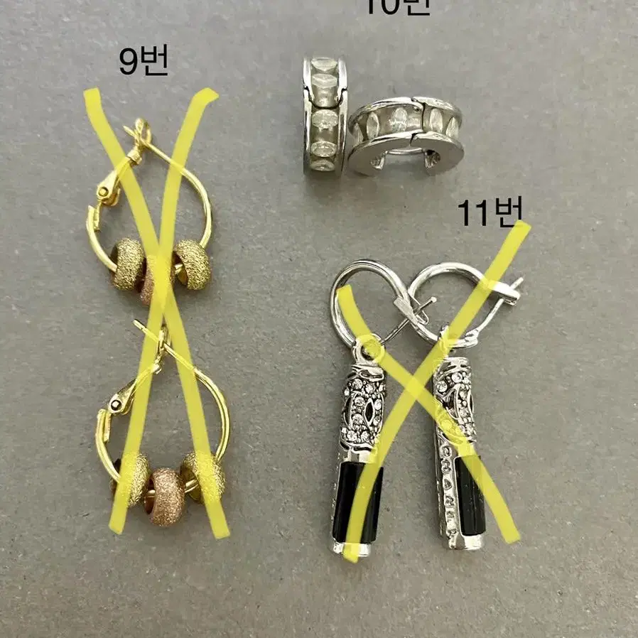 팬션 귀걸이 3개=1만원 (변색없는 소재)