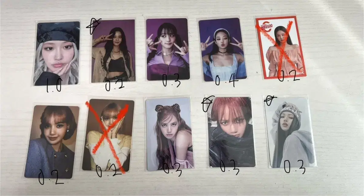 Black Pink photocard sells (ive le sserafim new jeans nmixx aespa twice)