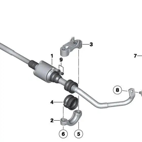 BMW 브라켓 스태빌라이저 바 하단부(정품 미개봉)37106869956