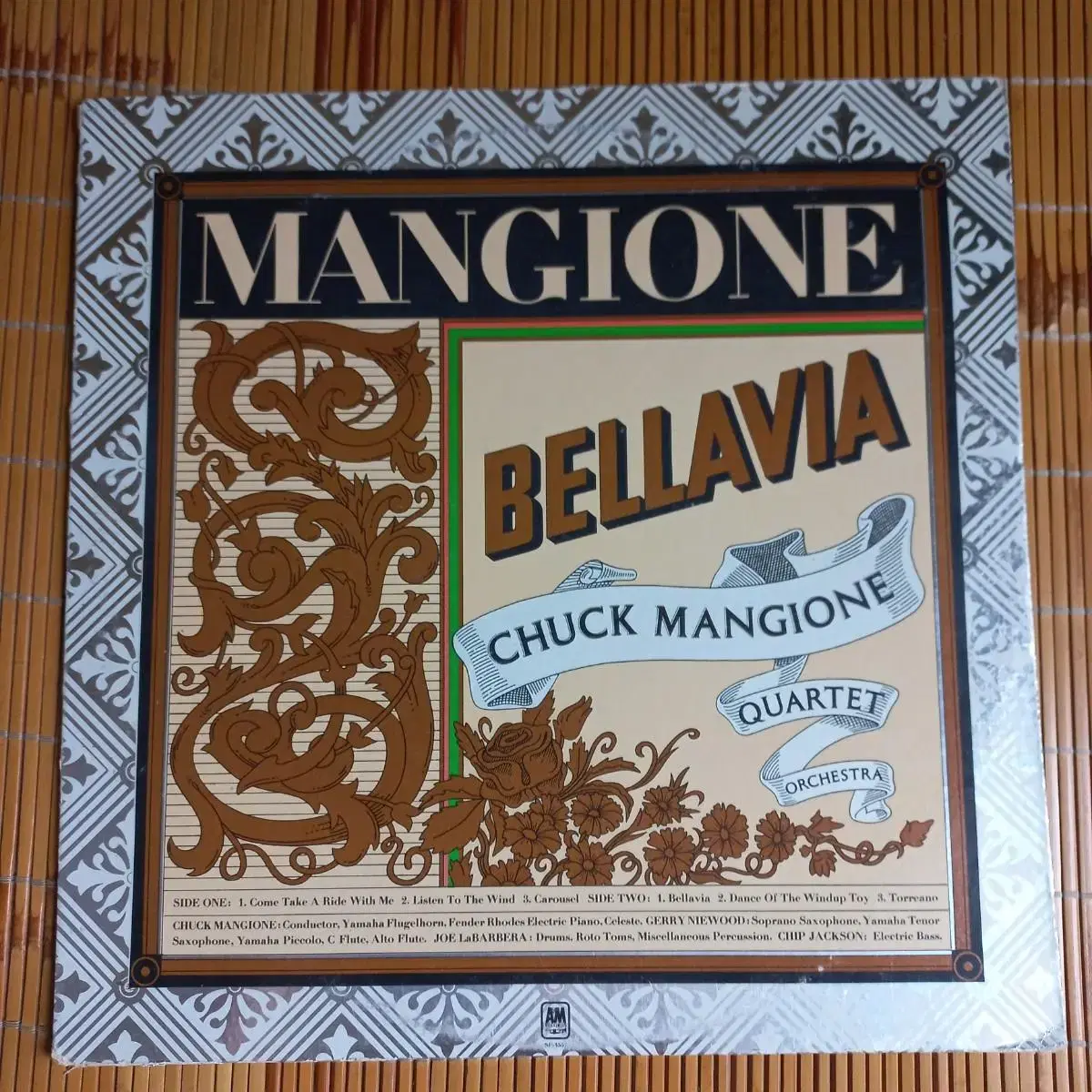 Lp중고 CHUCK MANGIONE : BELLAVIA 음반 판매합니다.