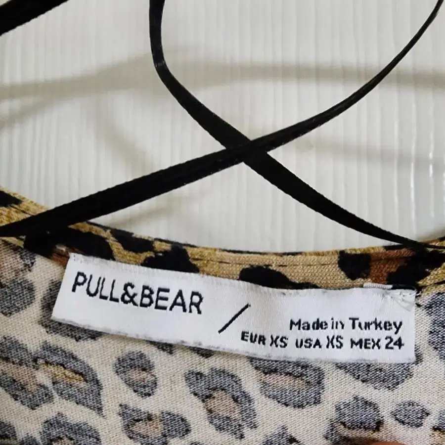 풀엔베어 레오파드 원피스 pull&bear