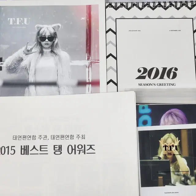 태연팬연합 태연 2015 굿즈 풀셋