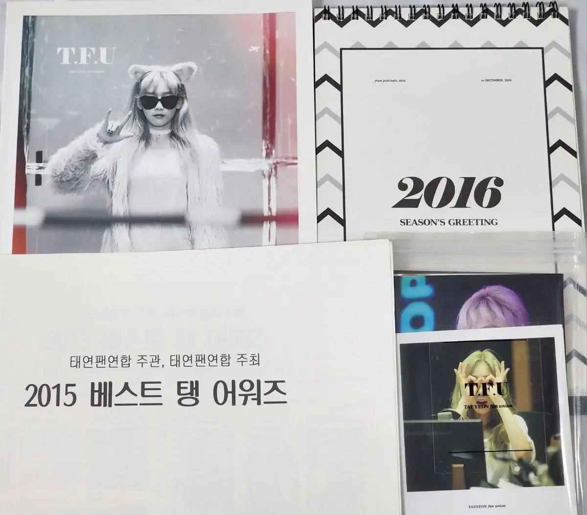 태연팬연합 태연 2015 굿즈 풀셋