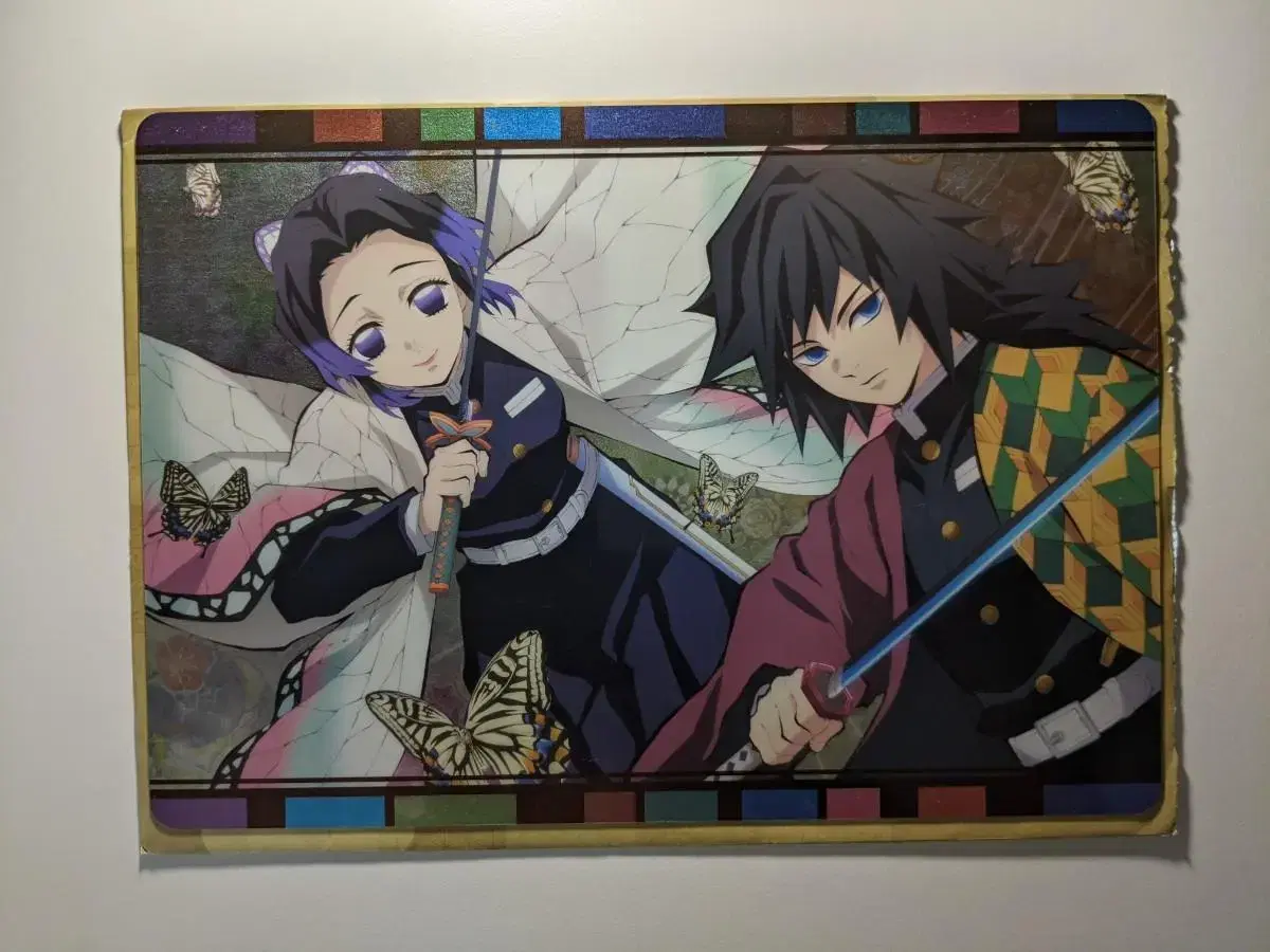 Unpo) Kikkal Tomioka Kiyu Shinobu Metallic Art Panel