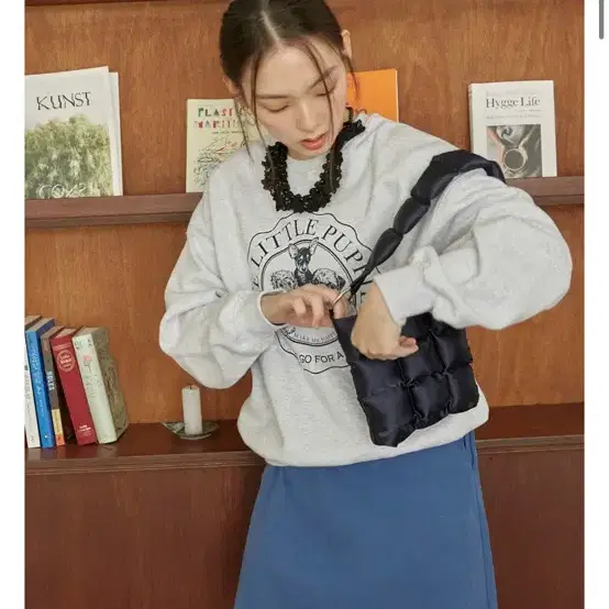 이지지 GeeGee Puffer Bag 지지 퍼프백 숄더백 토트백 가방