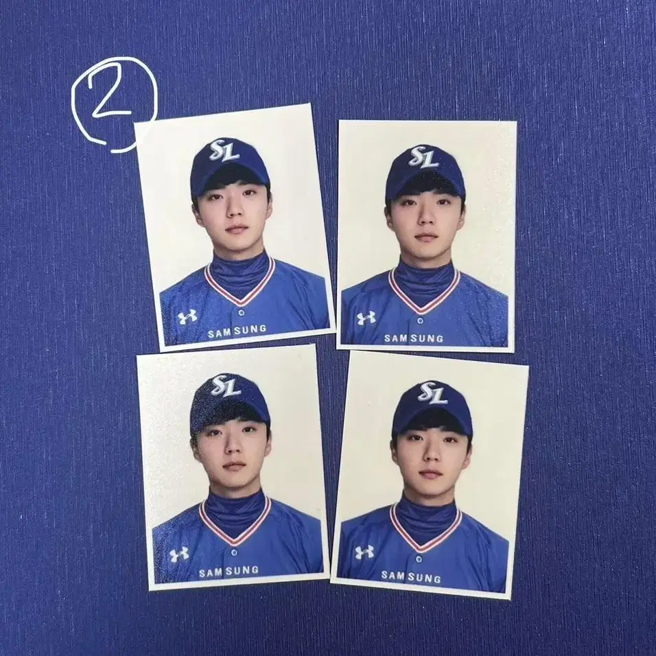 삼성라이온즈 증명사진 구자욱 김현준 이재현 원태인 김지찬 삼재현 유니폼