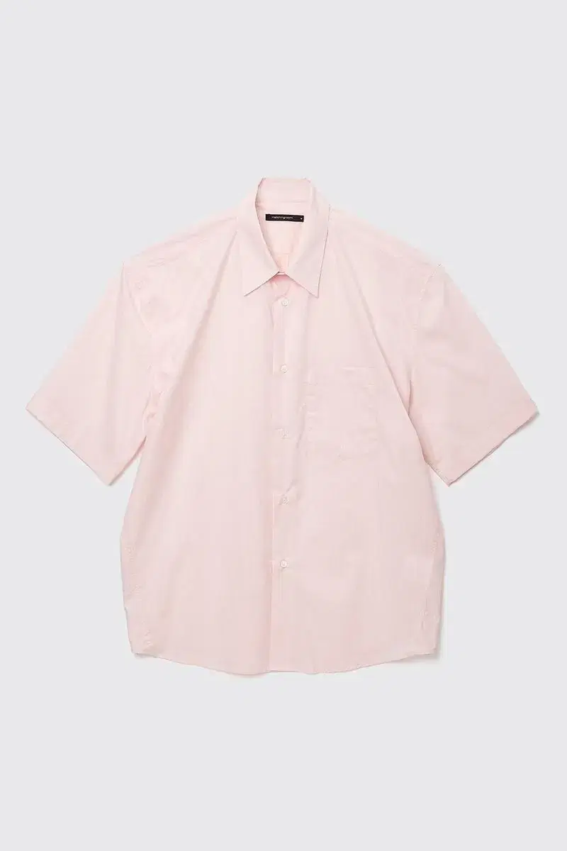 해칭룸 half shirt 셔츠 light pink 2사이즈