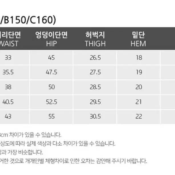 뒷밴딩) 생지데님 진청 (물빠짐 ㄴ